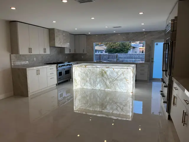 Farmhouse sink cabinet installation